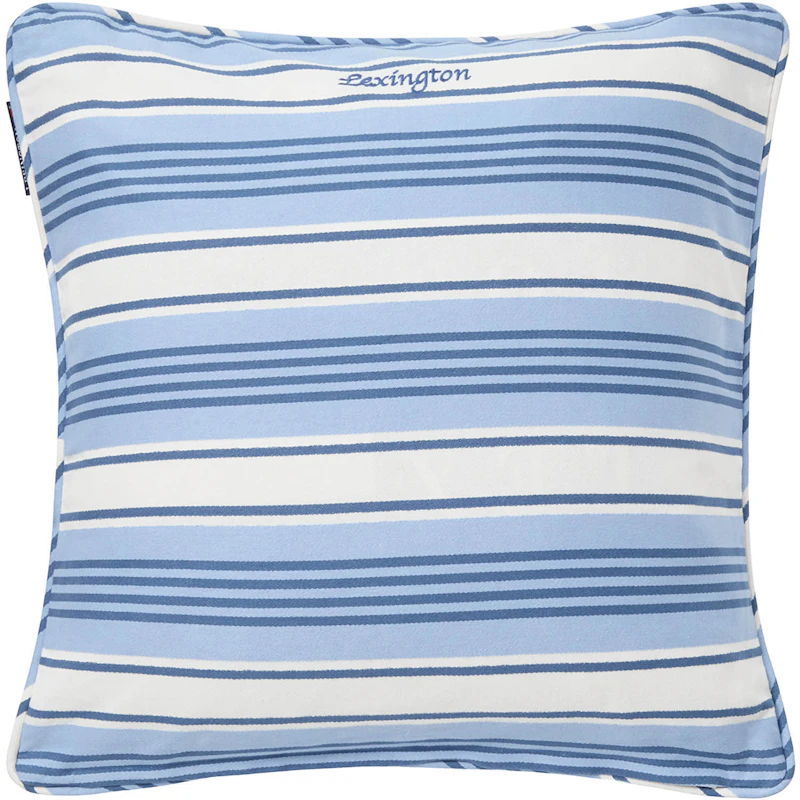 Striped Organic Tyynynpäällinen 50x50 cm, Sininen
