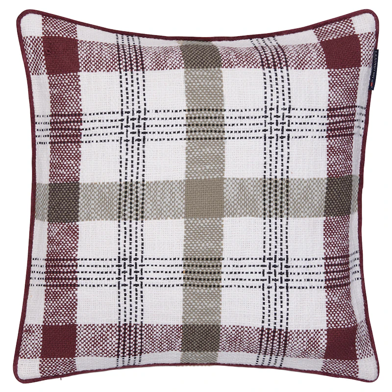 Tyynynpäällinen 50x50 cm, Stone/Burgundinpunainen