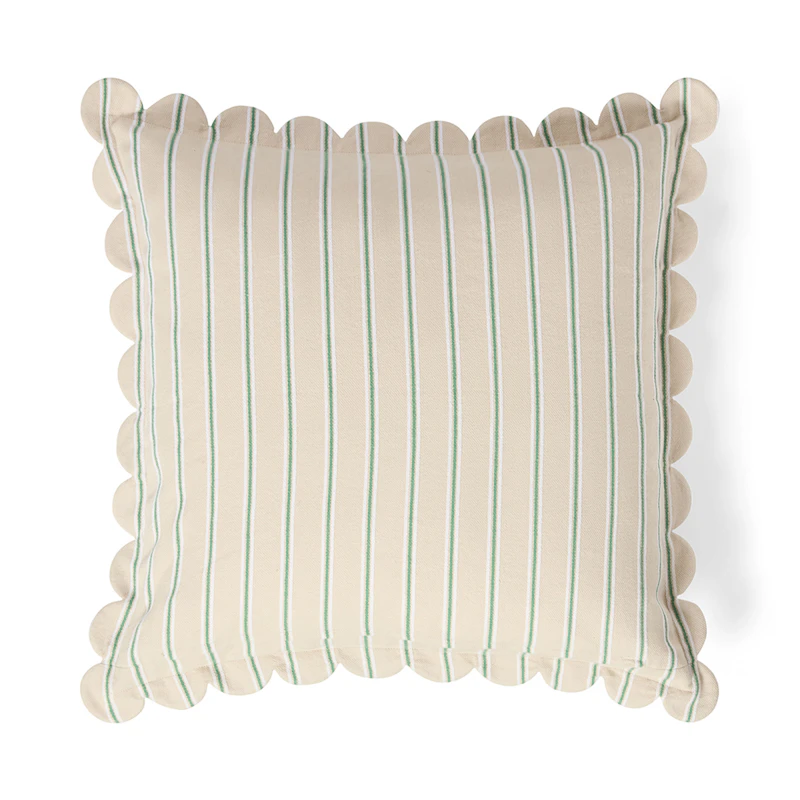 Tyynynpäällinen 50x50 cm, Beige / Sininen / Valkoinen