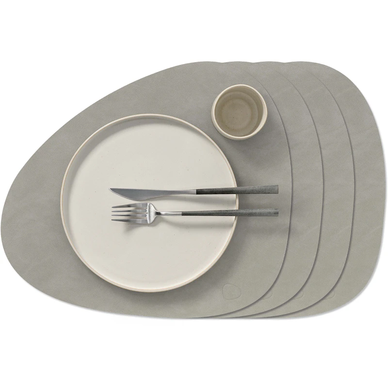 Curve L Nupo Tabletti 4 kpl:n pakkaus, Vaaleanharmaa