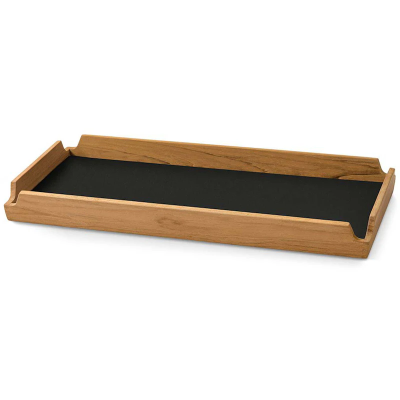 Airy Teak Tarjotin Slim, Black Ink