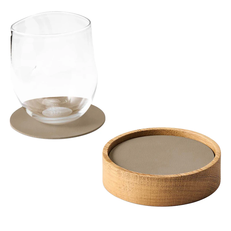 Circle S Laatikko & Lasinalunen 8 kpl:n pakkaus, Tammi / Clay Brown