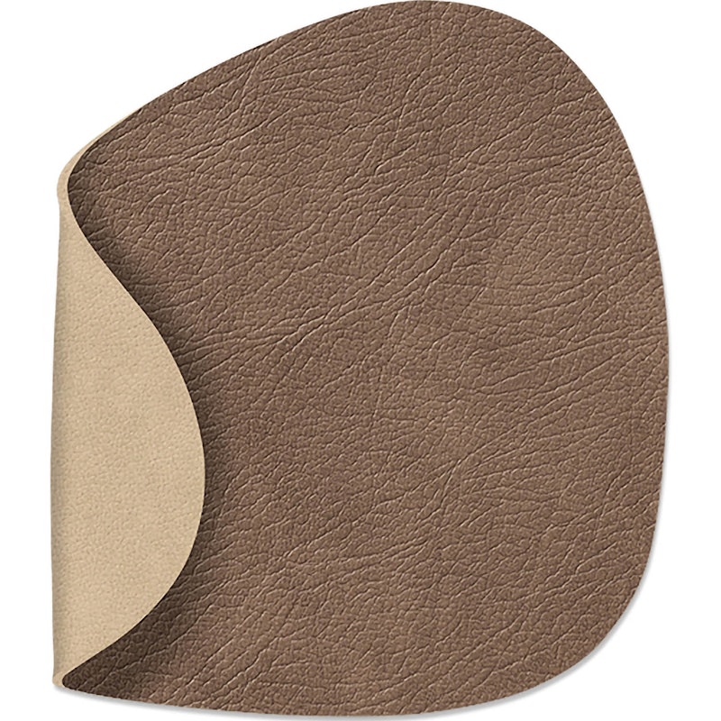 Curve Lasinalunen 11x13cm, Brown/ Sand