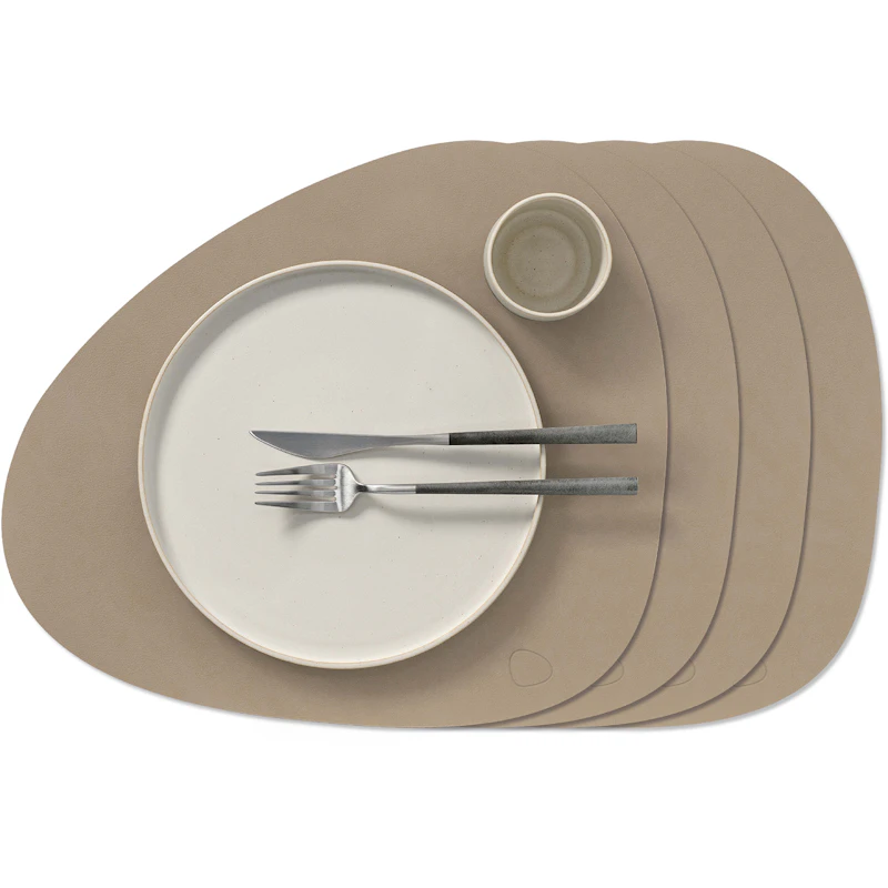 Curve L Nupo Tabletti 4 kpl:n pakkaus, Clay Brown