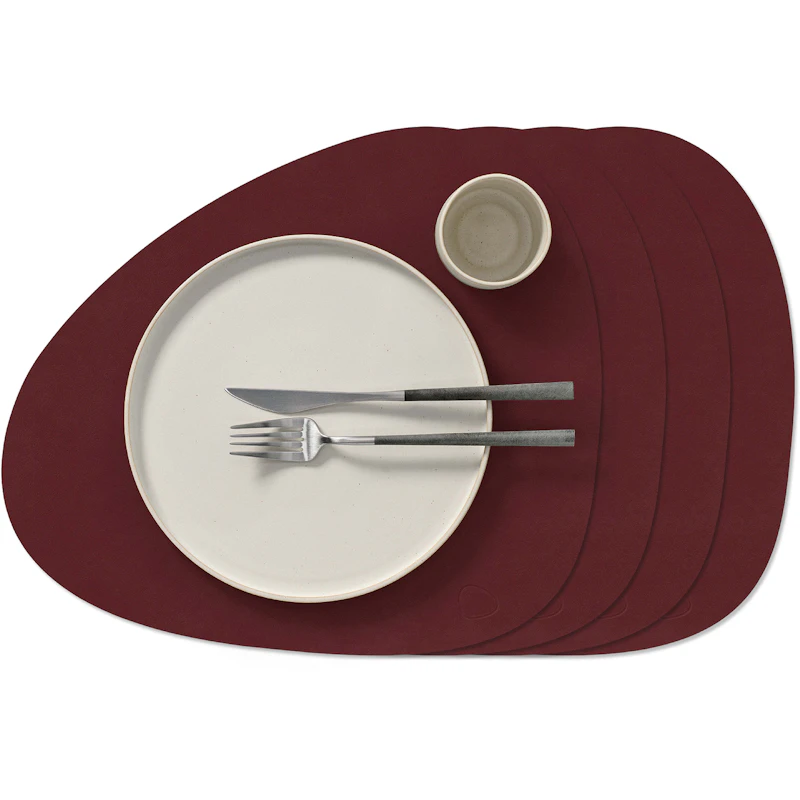 Curve L Nupo Tabletti 4 kpl:n pakkaus, Burgundy