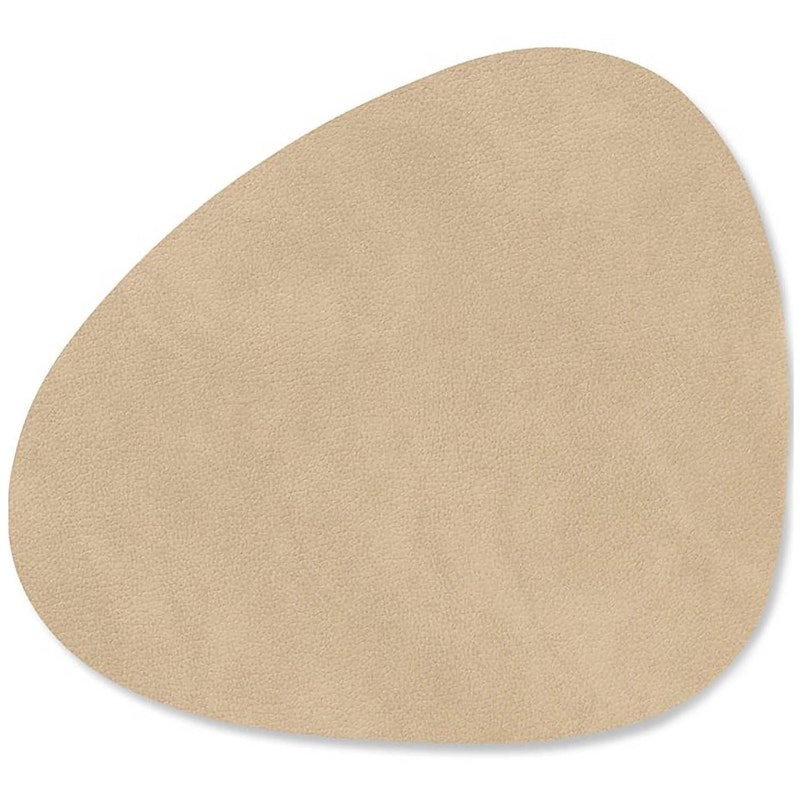 Curve Lasinalunen Nupo 11x13 cm, Hiekanvärinen