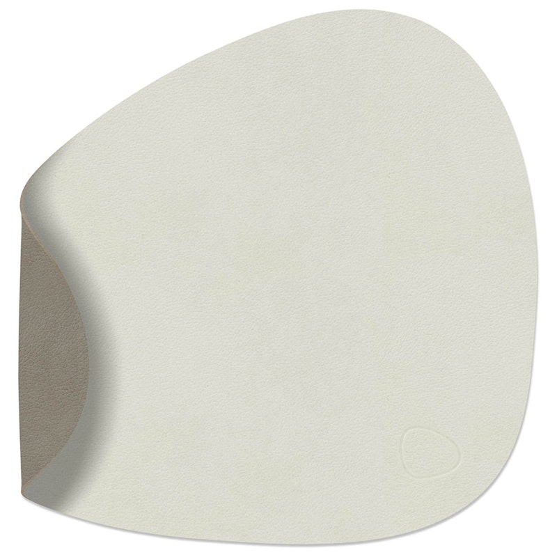 Curve S Table Mat Double 24x28 cm, Nupo Linen/Flint Grey