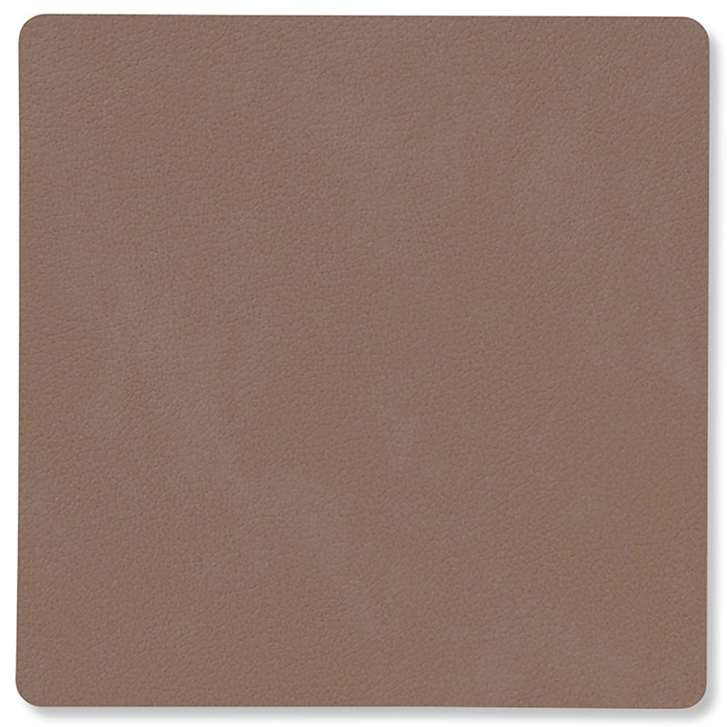 Square Lasinalunen Nupo 10x10 cm, Truffle