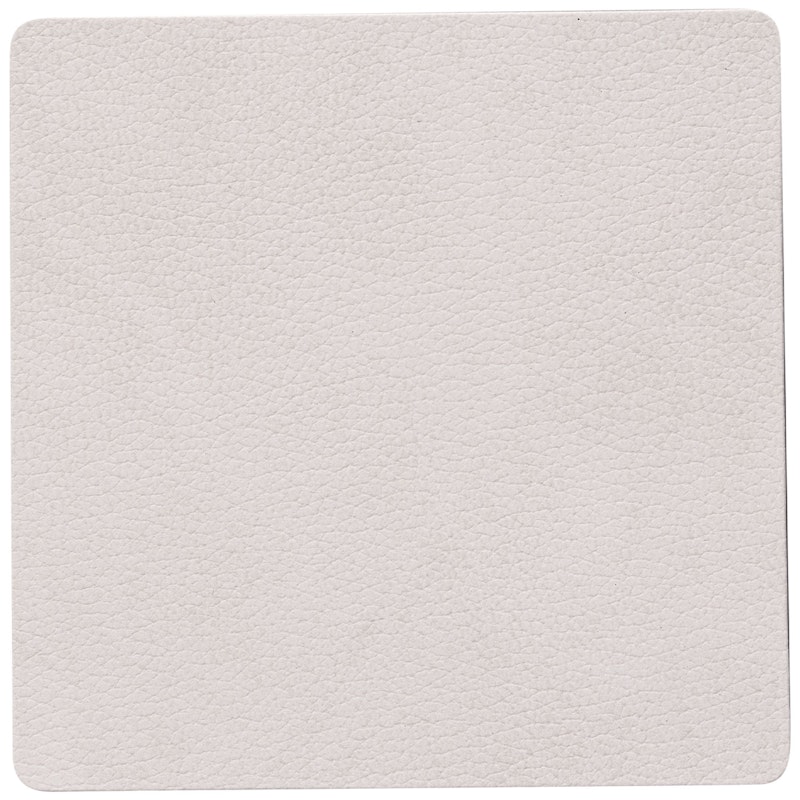 Square Lasinalunen Nupo 10x10 cm, Oyster White