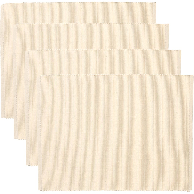 Uni Tabletti 35x46 cm 4 kpl:n pakkaus, Creamy Beige