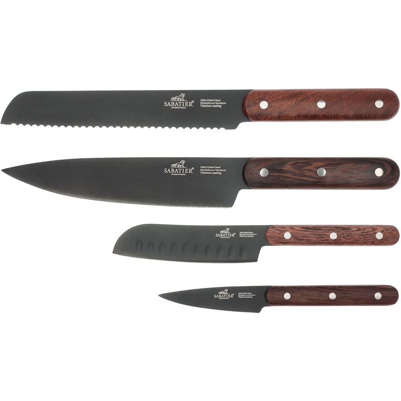 Phenix Veitsisetti 4 Kappaletta, Wenge-puu