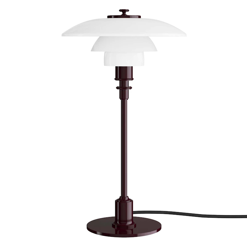 PH 2/1 Pöytävalaisin, Glossy Burgundy