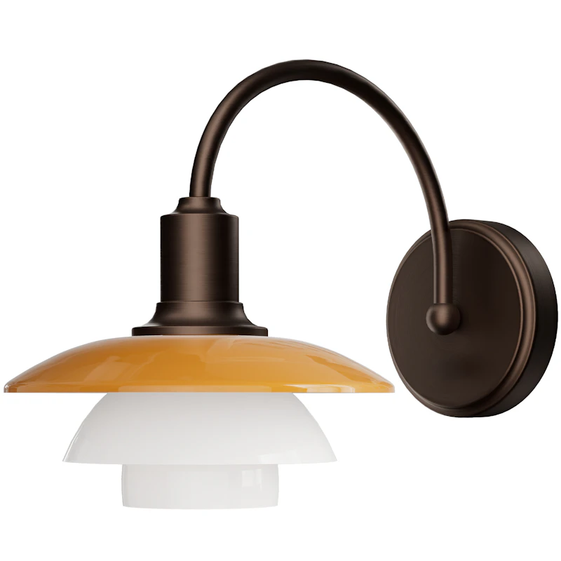 PH 2/2 Seinävalaisin Hardwired Centenary Edition, Amber / Opal White