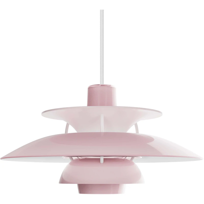 PH 5 Riippuvalaisin Ø32 cm, Opal Pale Rose