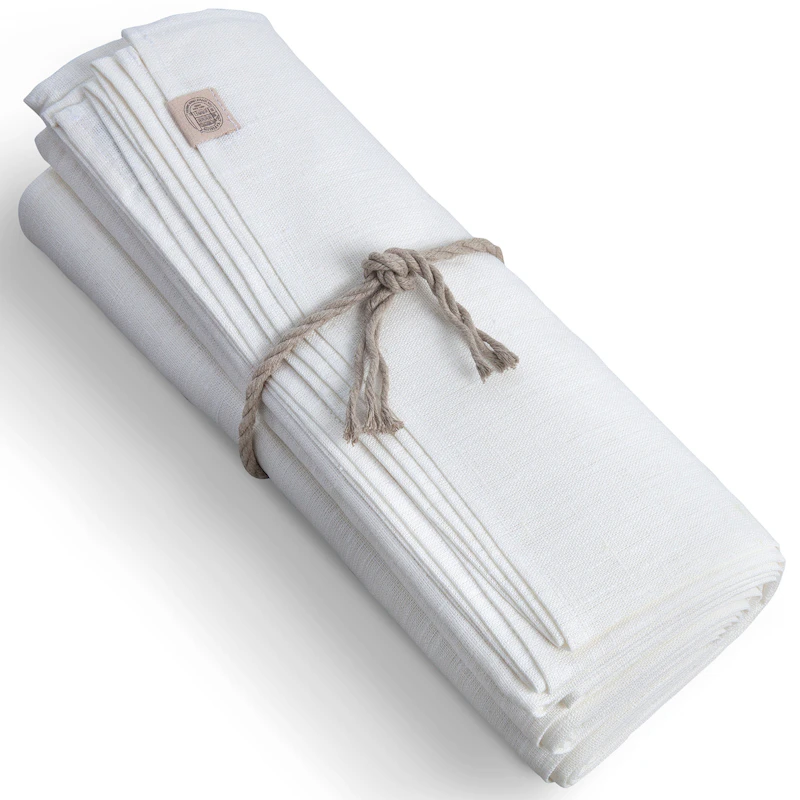 Classic Pyöreä Pöytäliina Ø170 cm, Luonnonvalkoinen