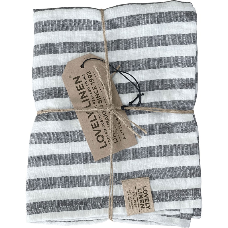 Misty Keittiöpyyhe, Edge Dark Grey