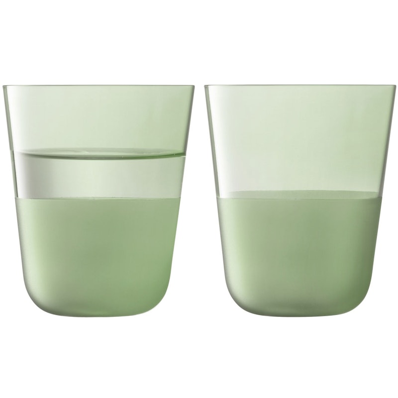 Arc Contrast Juomalasi 38 cl 2 kpl:n pakkaus, Moss