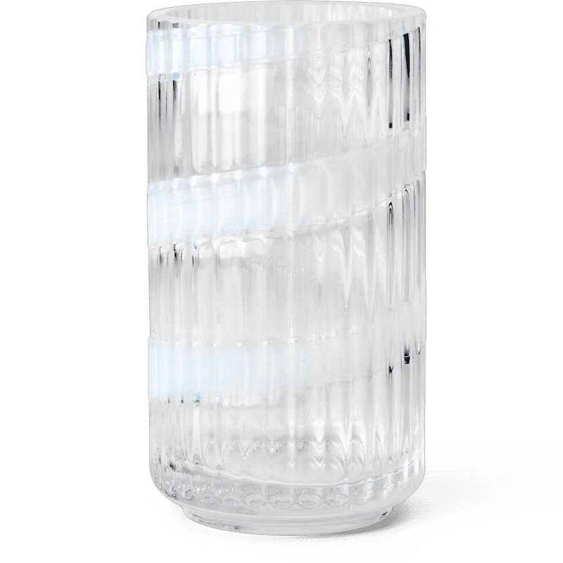 Lyngby Vaasi Swirl Valkoinen, 15,5 cm