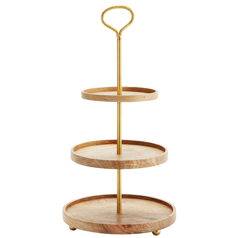 Kerroskakkuteline Puunvärinen, 59 cm