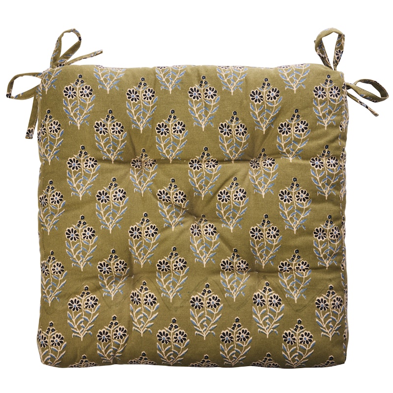 Istuintyyny 45x45 cm, Musta / Sininen / Olive / Nude