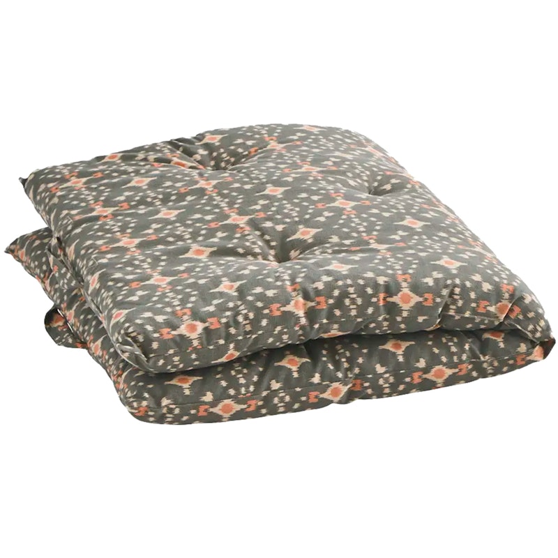 Printed cotton mattress Istuintyyny 60x100 cm, Ecru