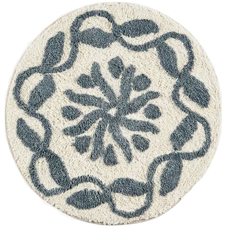 Kylpyhuonematto Ø60 cm, Dusty Blue
