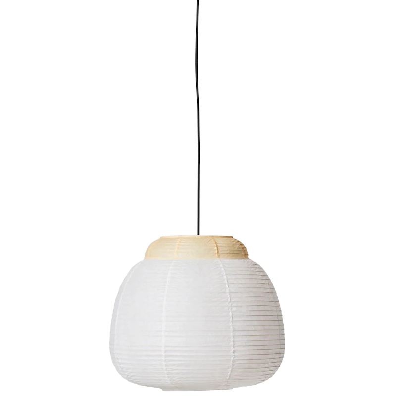 Papier Single Riippuvalaisin Ø40 cm, Soft Yellow