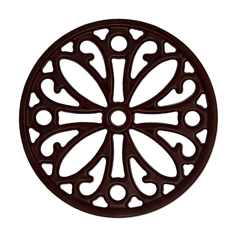 Cast iron coasters, Red