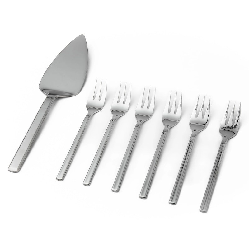 Kakkusetti 7-pakkaus, Stainless Steel