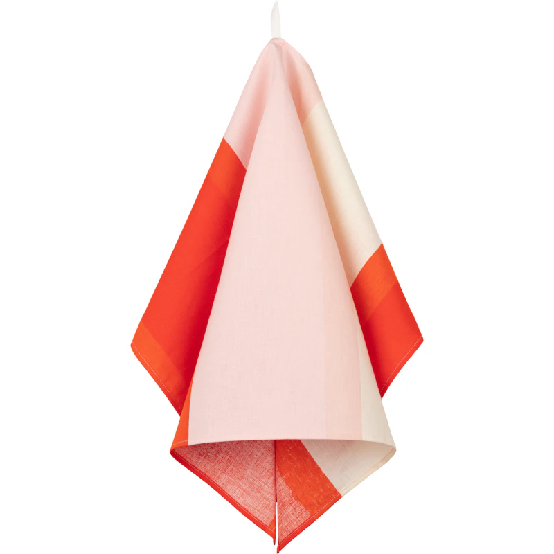 Hennika Keittiöpyyhe 47x70 cm, Pinkki / Orange Red