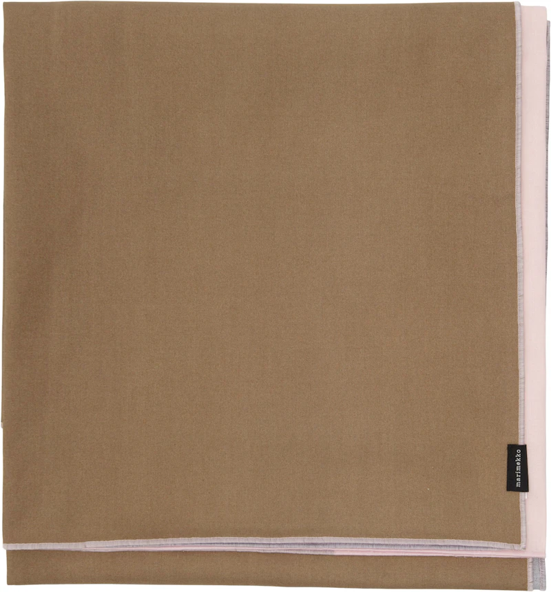 Hennika Pöytäliina 140x140 cm, Pinkki / Hiekanvärinen / Charcoal