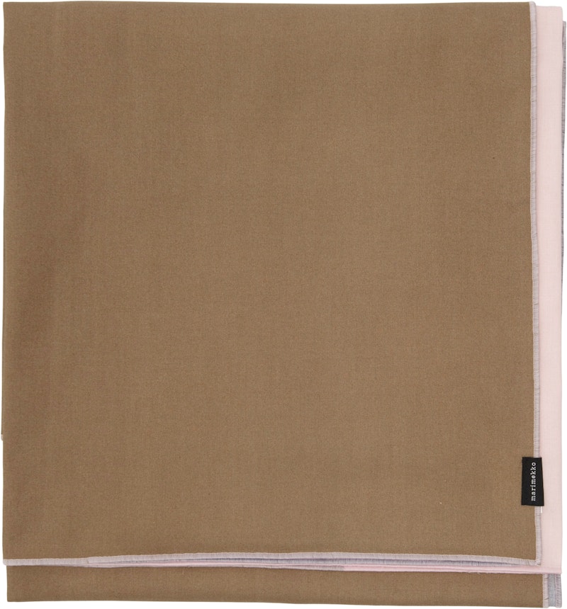 Hennika Pöytäliina 140x140 cm, Pinkki / Hiekanvärinen / Charcoal