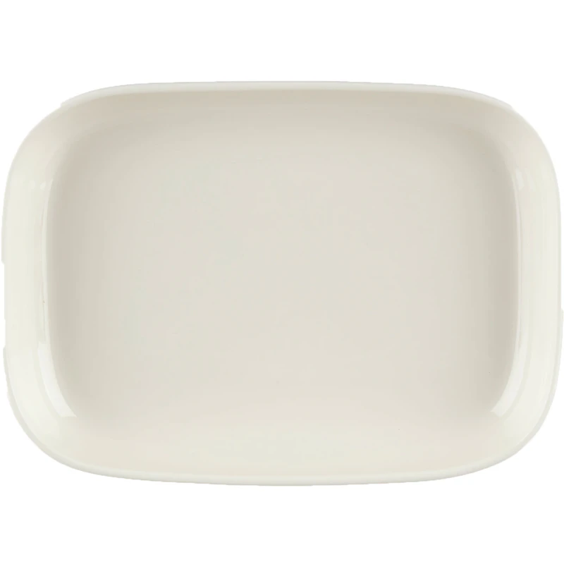 Oiva/Siirtolapuutarha Tarjoiluastia 18x25 cm, Valkoinen / Clay