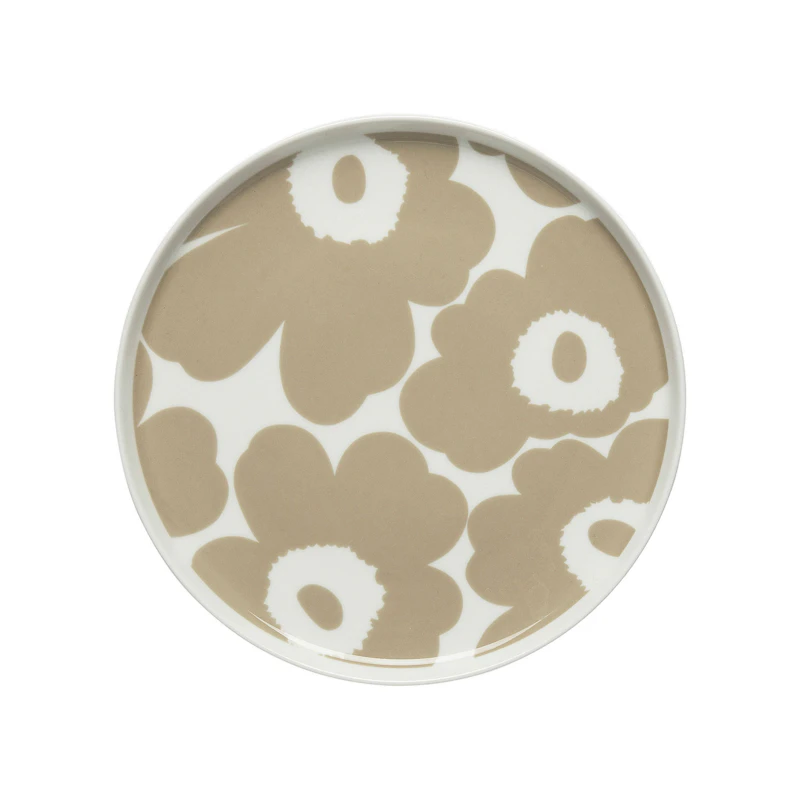 Oiva/Unikko Lautanen 20 cm, Beige