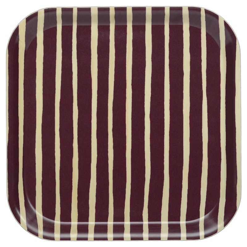 Piccolo Tarjotin 20x20 cm, Viininpunainen