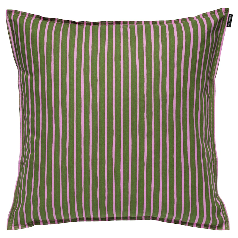 Piccolo Tyynynpäällinen 50x50 cm, Olive Green/Fuksianpunainen