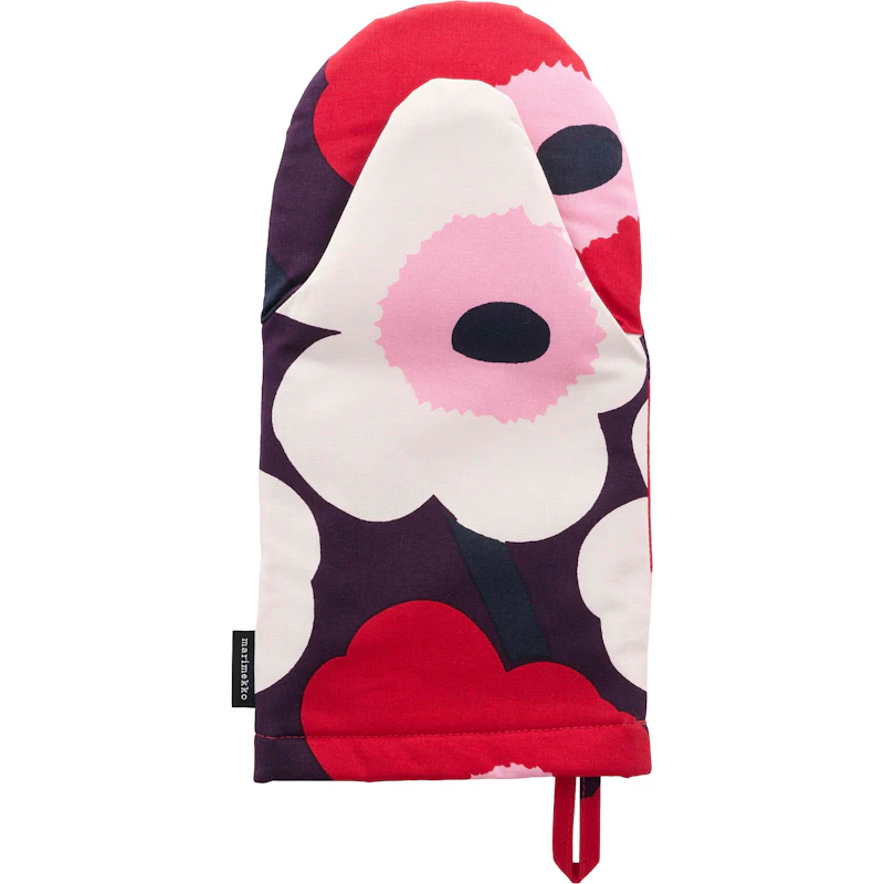 Pieni Unikko Patakinnas, Luumunvärinen / Cranberry / Pinkki