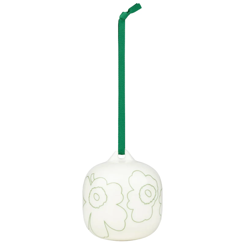 Piirto Unikko Koriste Ø7 cm, Valkoinen