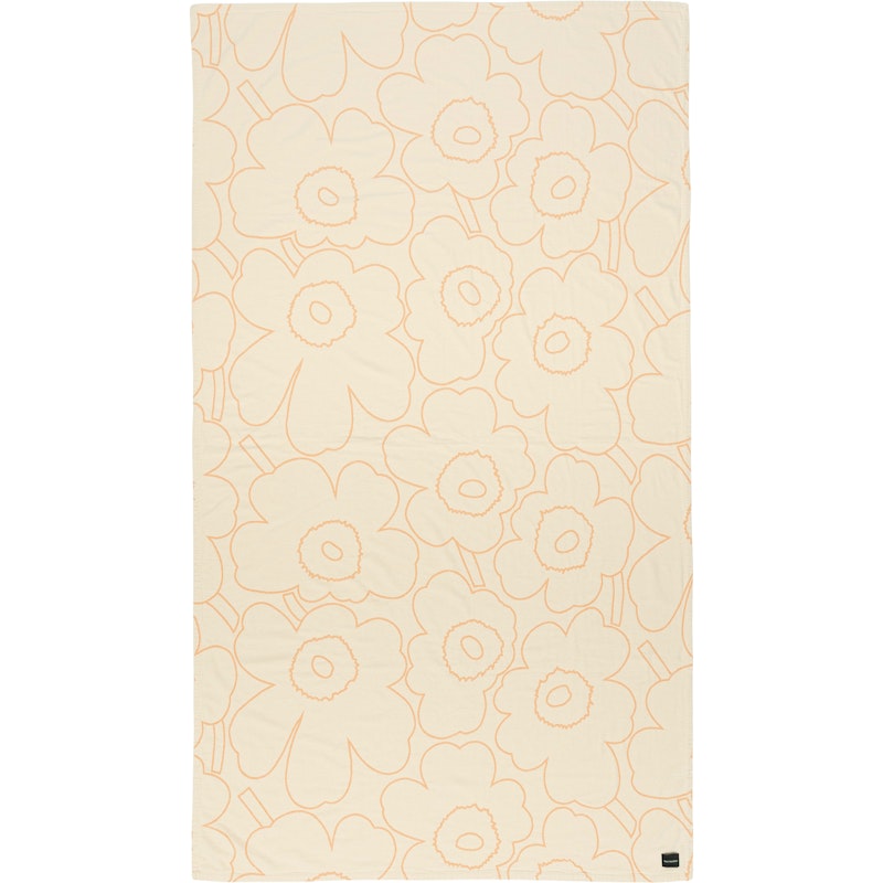 Piirto Unikko Päiväpeite Off-white / Peach, 160x260 cm