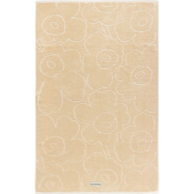 Piirto Unikko Kylpypyyhe Straw / Off-white, 100x160 cm