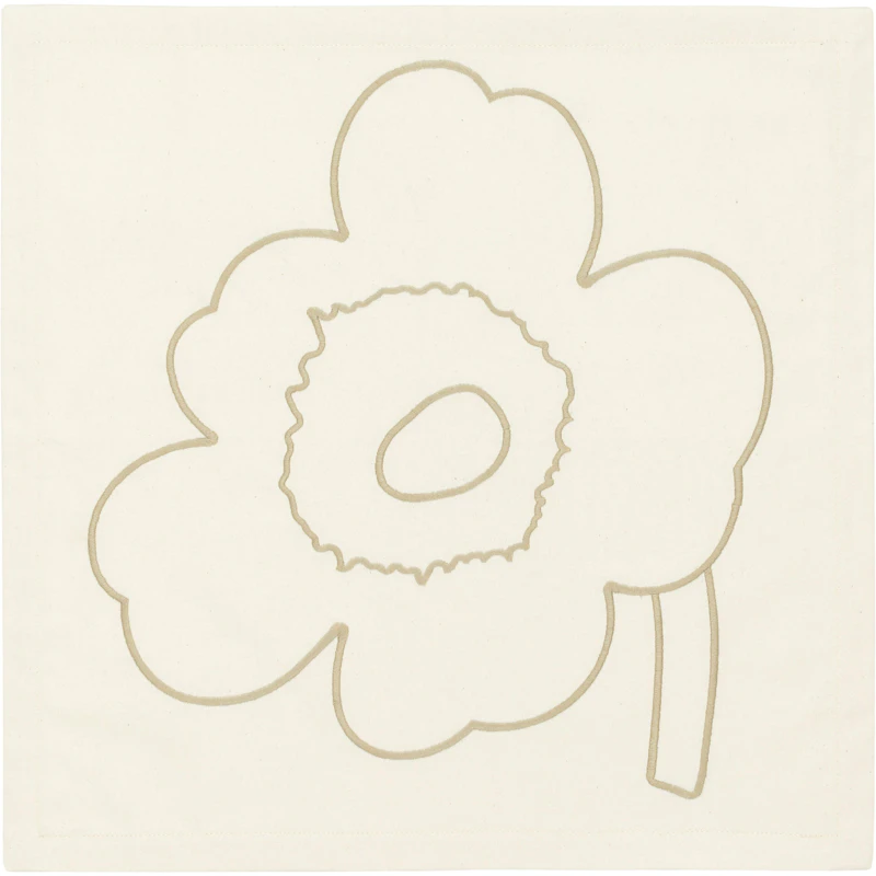 Piirto Unikko Servetti 43x43 cm 3 kpl:n pakkaus, Luonnonvalkoinen / Straw