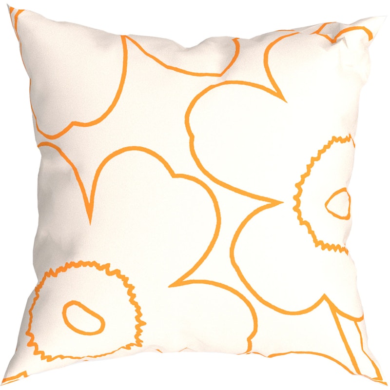 Piirto Unikko Tyynynpäällinen 60x60 cm, Off-white / Peach