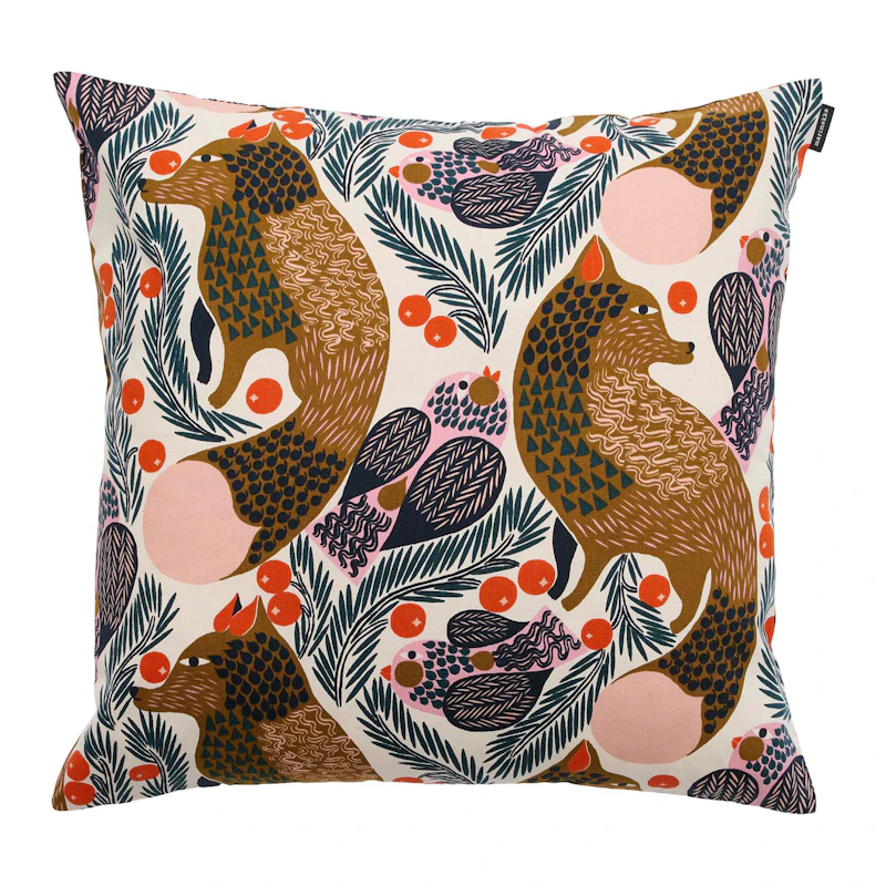 Pieni Ketunmarja Tyynynpäällinen 50x50 cm, Värikäs