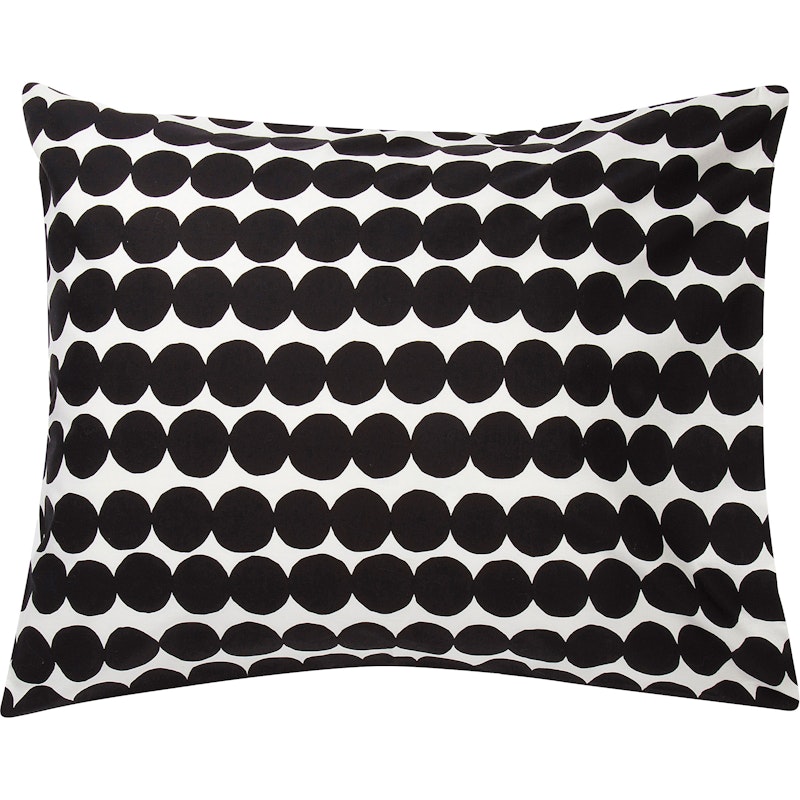 Räsymatto Tyynynpäällinen 60x63 cm, Musta / Valkoinen