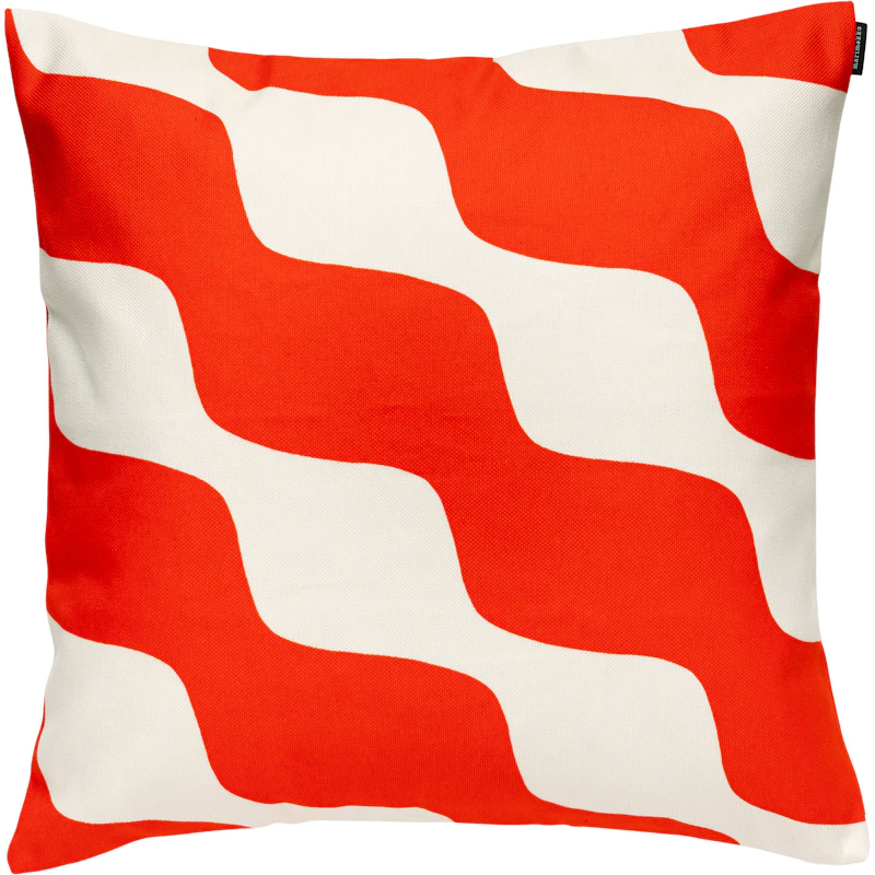 Taifuuni Tyynynpäällinen 50x50 cm, Off-White / Orange Red