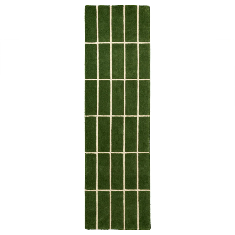 Tiiliskivi Villamatto 70x245 cm, Vihreä