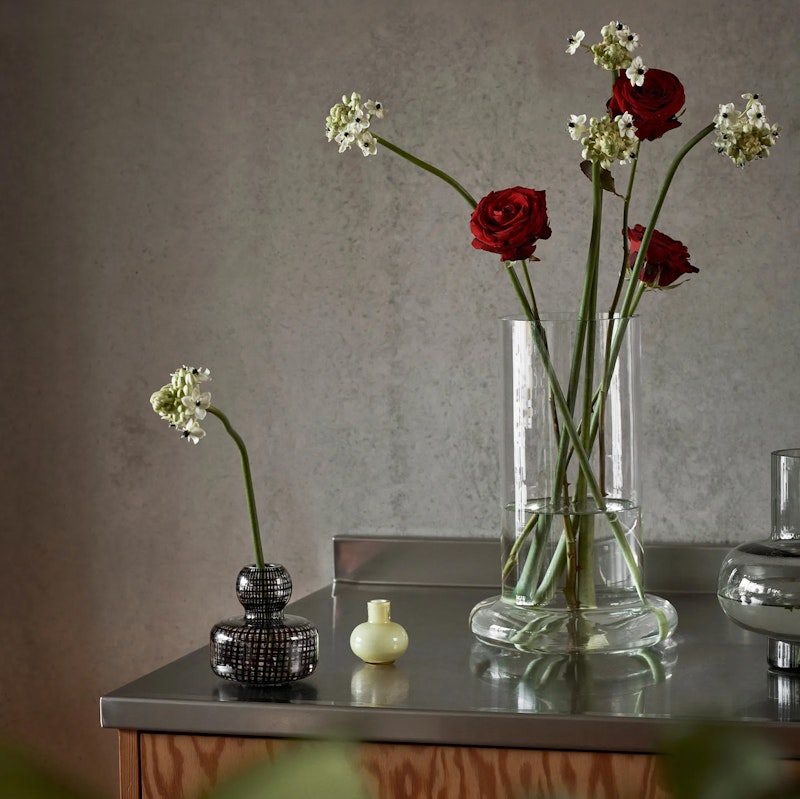 Clear vase
