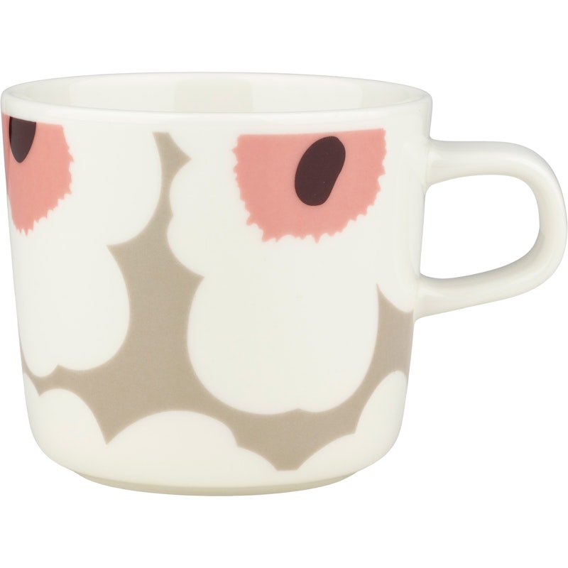 Oiva/Unikko Kuppi 20 cl, Powder / Clay / Dark Wine