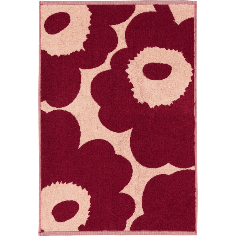 Unikko Käsipyyhe 50x70 cm, Pinkki / Dark Cherry