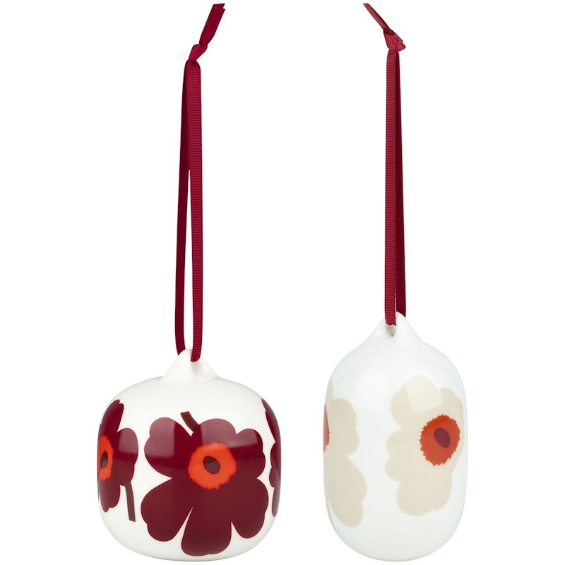 Unikko Joulukoriste 2 Kappaletta